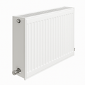 Atlantic 600 x 992mm Round Double Panel Radiator White