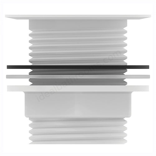 Armitage Shanks 1 1/4" Plastic Strainer Waste With 50mm Unslotted Tail